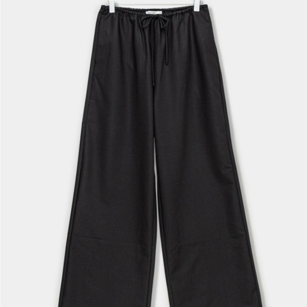 Mod ref Black Wide-Leg Pants size large